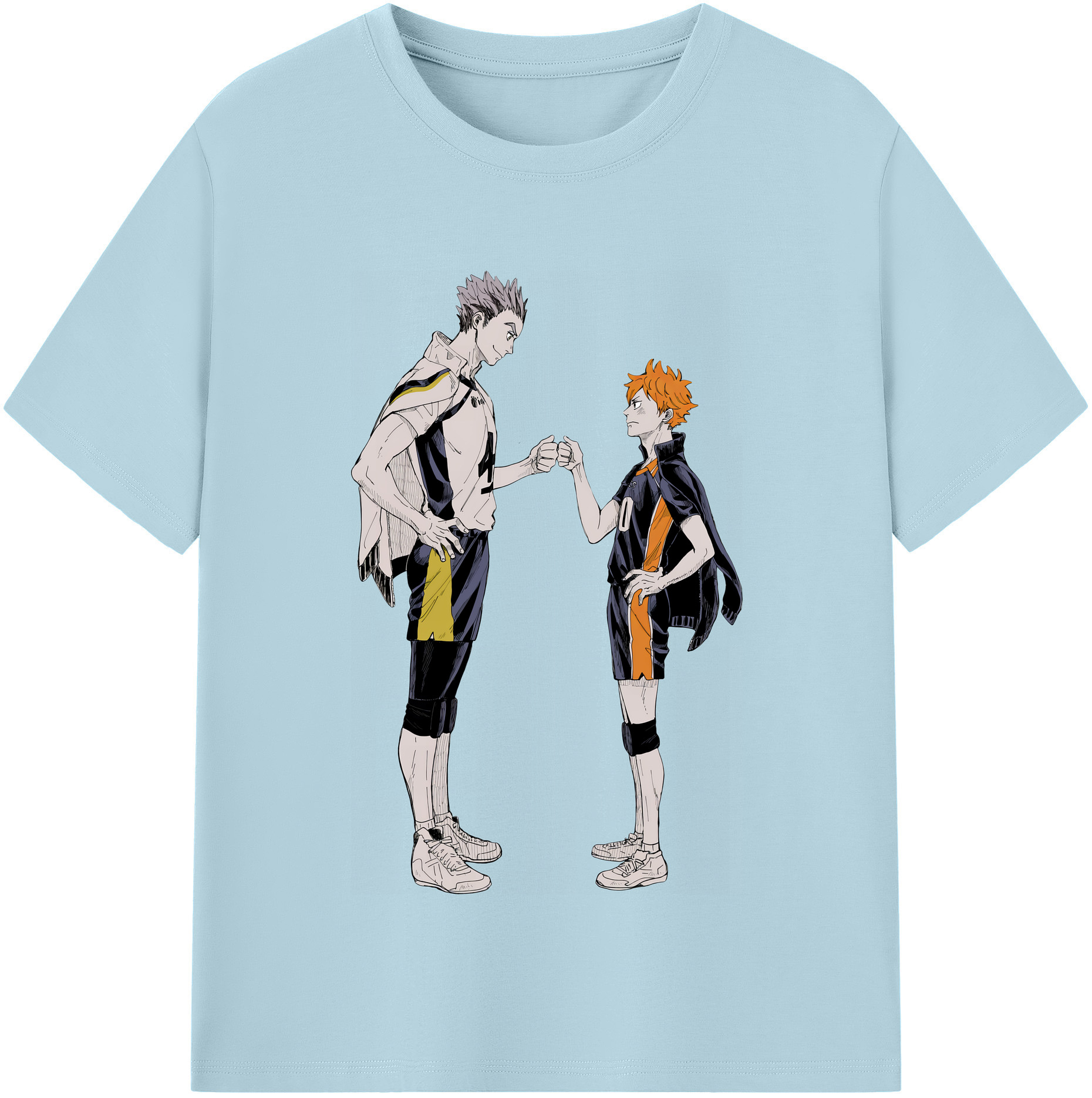 （画像用） ハイキュー!! Haikyu!! 綿100％半袖Tシャツ（フロントプリント）